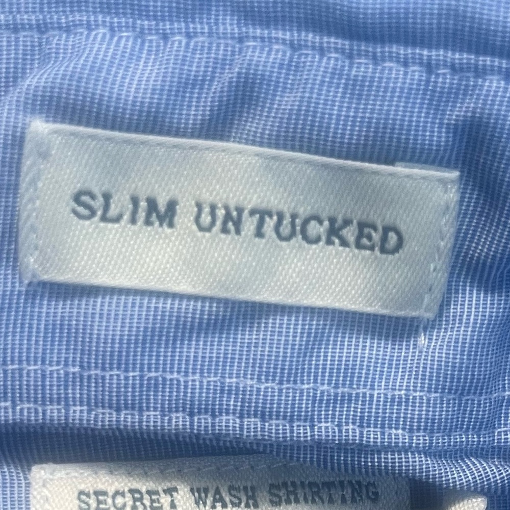 J.Crew NWOT Slim Untucked Secret Wash cotton poplin shirt - Picture 7 of 7